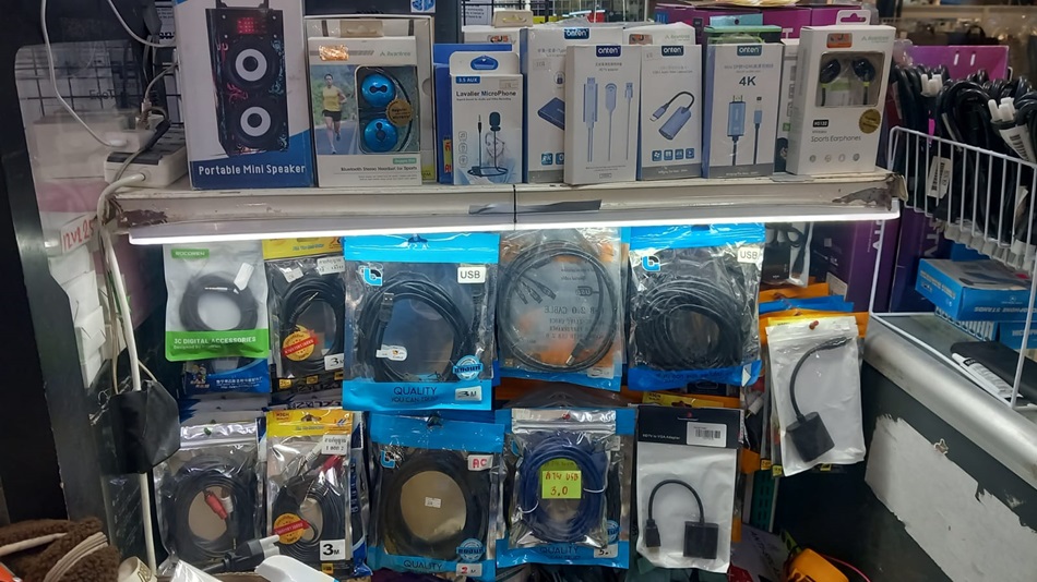 cable and other utilities.. all on stock..